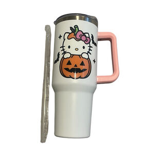Hello Kitty Halloween White Stainless Steel Tumbler 40oz